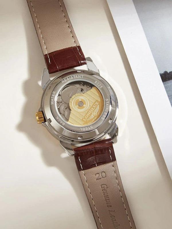Planet Gates Men's watch with automatic movement is an ideal choice for business, leisure, dating, and any occasion with a calendar as a gift