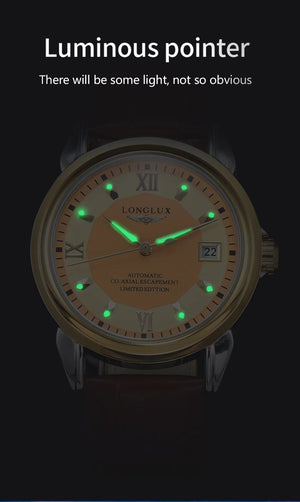Planet Gates Men's watch with automatic movement is an ideal choice for business, leisure, dating, and any occasion with a calendar as a gift