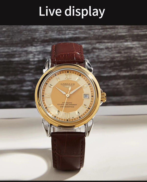 Planet Gates Men's watch with automatic movement is an ideal choice for business, leisure, dating, and any occasion with a calendar as a gift
