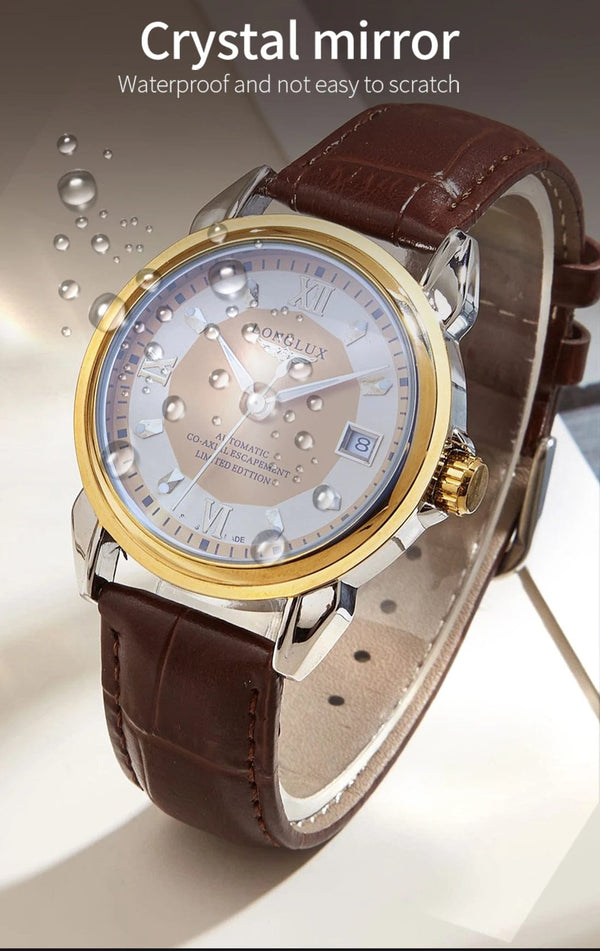 Planet Gates Men's watch with automatic movement is an ideal choice for business, leisure, dating, and any occasion with a calendar as a gift
