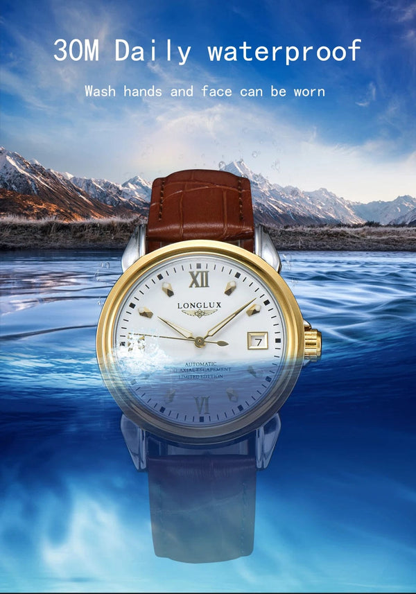 Planet Gates Men's watch with automatic movement is an ideal choice for business, leisure, dating, and any occasion with a calendar as a gift