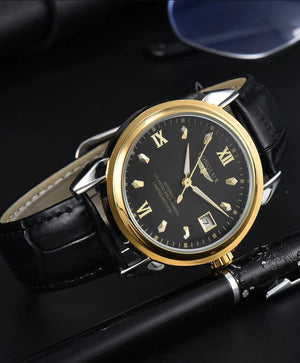 Planet Gates Men's watch with automatic movement is an ideal choice for business, leisure, dating, and any occasion with a calendar as a gift