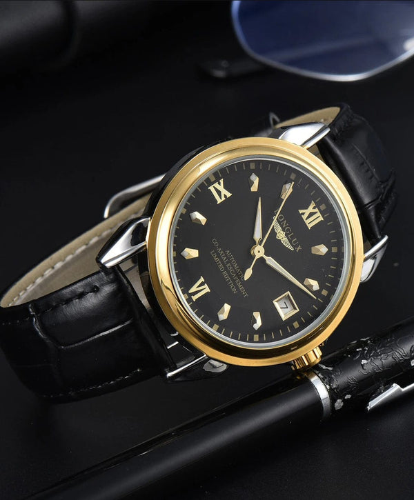 Planet Gates Men's watch with automatic movement is an ideal choice for business, leisure, dating, and any occasion with a calendar as a gift