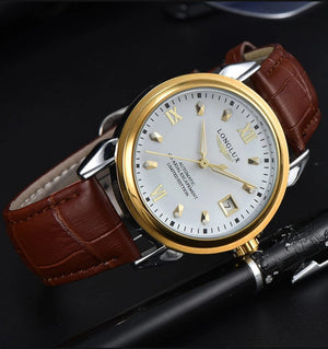 Planet Gates Men's watch with automatic movement is an ideal choice for business, leisure, dating, and any occasion with a calendar as a gift