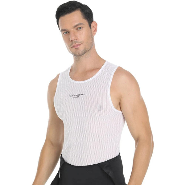 Planet Gates Men's Women Cycling Base Layer MTB Road Cycling Mesh Vest Underwear MTB Road Bike Vest Breathable Quick-Dry Bicycle Clothing