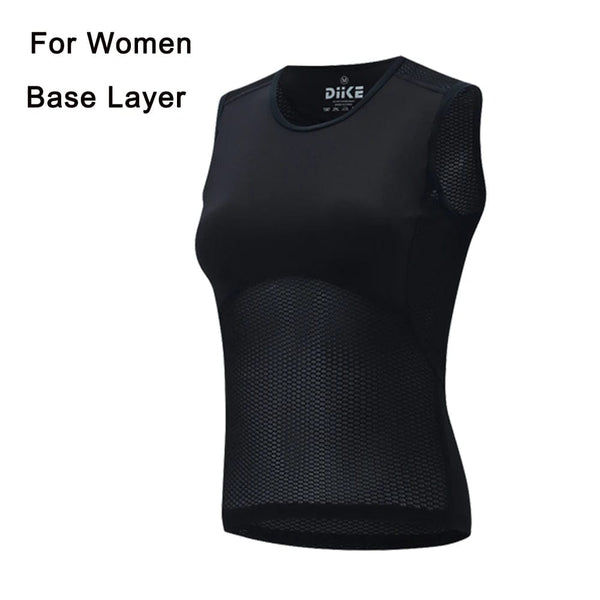 Planet Gates Men's Women Cycling Base Layer MTB Road Cycling Mesh Vest Underwear MTB Road Bike Vest Breathable Quick-Dry Bicycle Clothing