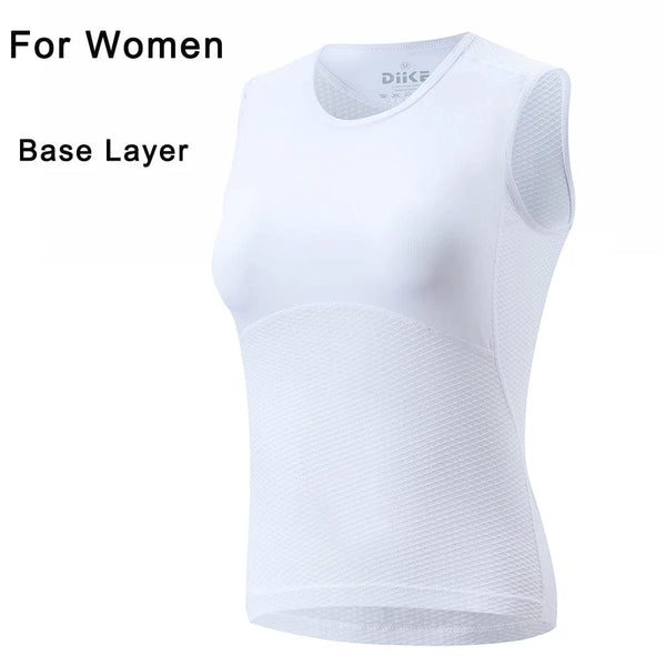 Planet Gates Men's Women Cycling Base Layer MTB Road Cycling Mesh Vest Underwear MTB Road Bike Vest Breathable Quick-Dry Bicycle Clothing