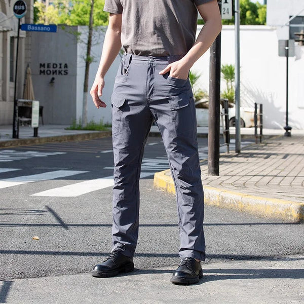 Planet Gates Men Summer Quick Dry Thin Outdoor Trekking Fishing Hiking Pants Waterproof Fleece Warm Military Tactical Cargo Skiing Trousers