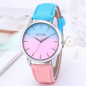 Planet Gates men watch / No / CHINA WOKAI high quality casual men's belt quartz watch classic retro Roman simple style business male student electronic clock