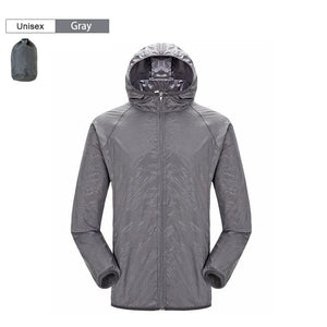 Planet Gates Men Women Hiking Jacket Waterproof Quick Dry Camping Hunting Clothes Sun-Protective Outdoor Sports Coats Anti UV Windbreaker