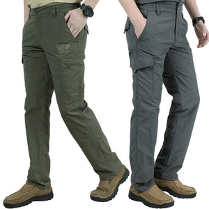 Planet Gates Mens Summer Hiking Pant Outdoor Tactical Quick-drying Multi-pocket Waterproof Athletic Fishing Travel Safari Cargo Work Trousers