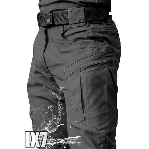 Planet Gates Mens Waterproof Cargo Pants Elastic Multiple Pocket Military Male Trousers Outdoor Joggers Pant Plus Size Tactical Pants Men
