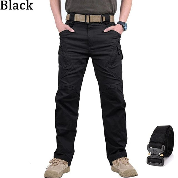 Planet Gates Mens Waterproof Cargo Pants Elastic Multiple Pocket Military Male Trousers Outdoor Joggers Pant Plus Size Tactical Pants Men