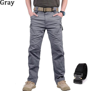 Planet Gates Mens Waterproof Cargo Pants Elastic Multiple Pocket Military Male Trousers Outdoor Joggers Pant Plus Size Tactical Pants Men