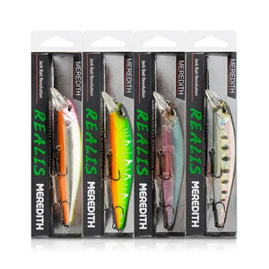 Planet Gates MEREDITH JERK MINNOW 100F 14g  Floating Wobbler Fishing Lure 24Color Minnow Lure Hard Bait Quality Professional Depth0.8-1.0m