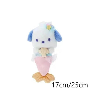 Planet Gates Mermaid series 1 / big Sanrio Plush Toys Kawaii Hello Kitty My Melody Room Decor Kuromi Plushie Cinnamoroll Doll Plush Keychain for Christmas Gifts
