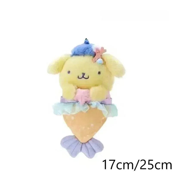 Planet Gates Mermaid series / big Sanrio Plush Toys Kawaii Hello Kitty My Melody Room Decor Kuromi Plushie Cinnamoroll Doll Plush Keychain for Christmas Gifts