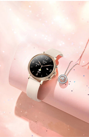 Planet Gates mesh gold Purple / Bluetooth call / CHINA LIGE Luxury Smart Watches For Women Bluetooth Call Connected Phone Women Watch Health Monitor Sports Smartwatch 2023 Women Gift