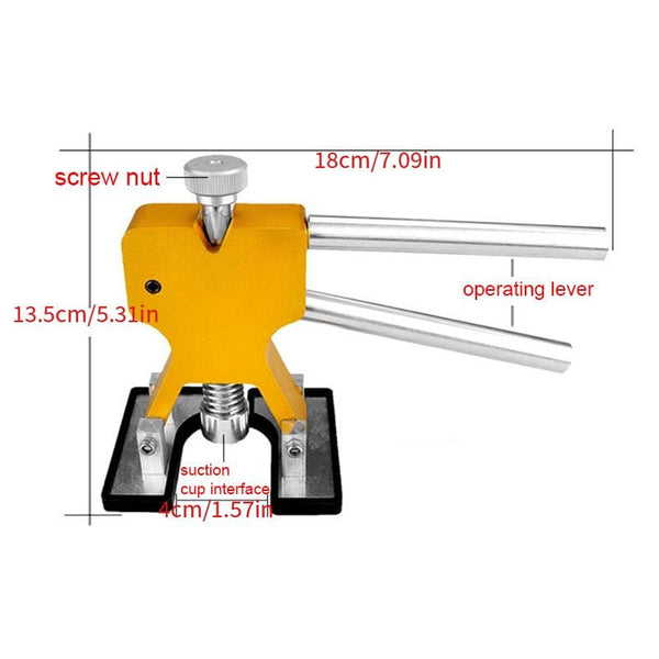 Planet Gates Metal Car Paintless Body Dent Repair Tools Dent Repair Kit Car Dent Puller Tabs Removal Body Damage Fix Tool With Mats Minor Dent Removal