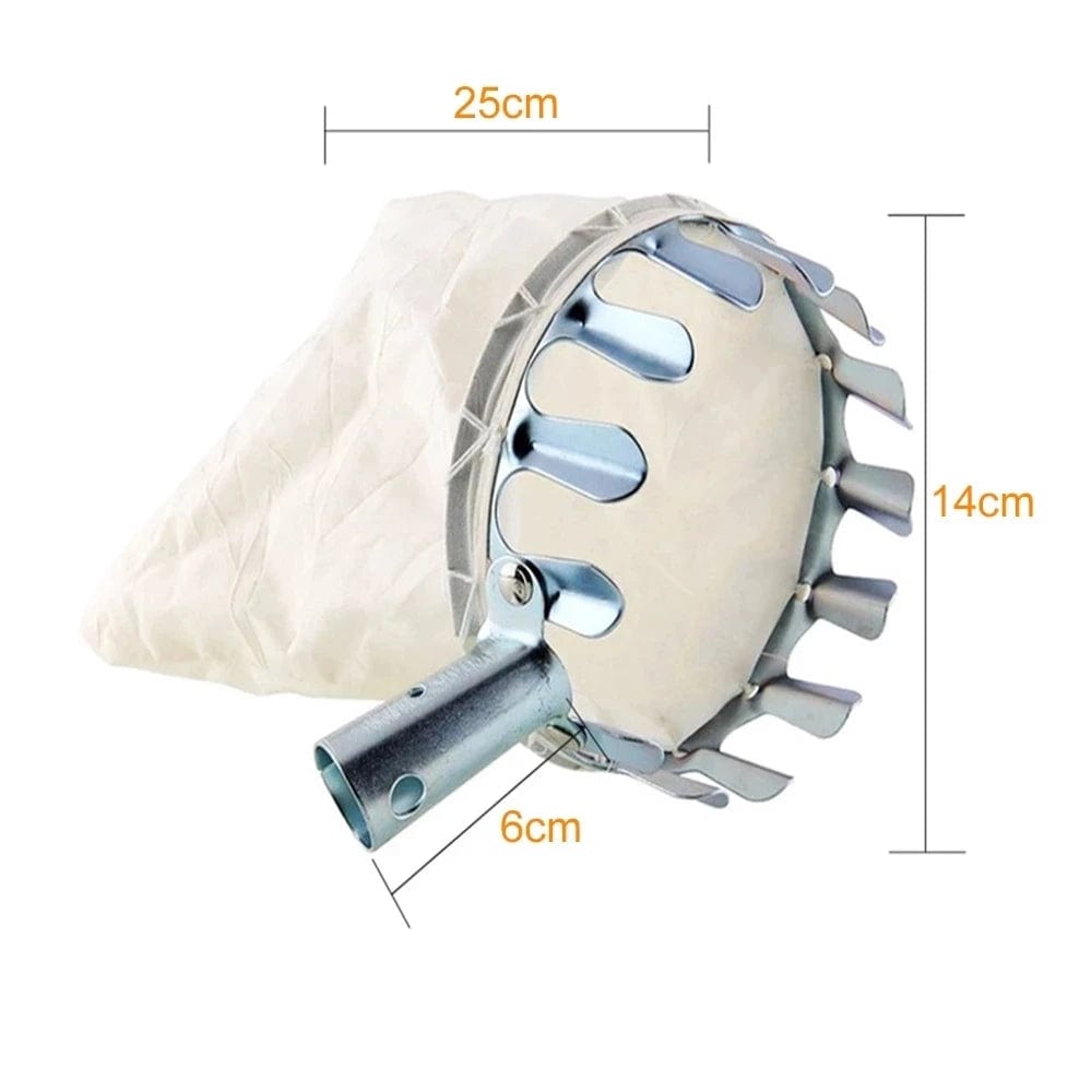 Planet Gates Metal Fruit Picker Orchard Gardening Apple Peach High Tree Picking Tools Fruit Catcher Collector Gardening Tools