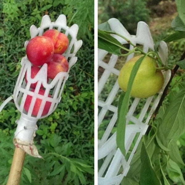 Planet Gates Metal Fruit Picker Orchard Gardening Apple Peach High Tree Picking Tools Fruit Catcher Collector Gardening Tools