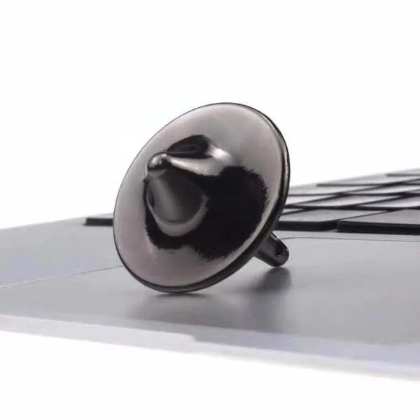 Planet Gates Metal Gyro Great Accurate Silver Kirsite Spinning Top Hot Movie Totem Print Spinning Top Small Cyclone Gyroscope Antistress Toys