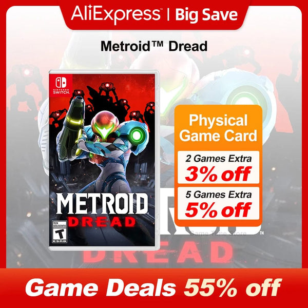 Planet Gates Metroid Dread Nintendo Switch Game Deals 100% Original Physical Game Card Adventure Genre for Nintendo Switch Game Console