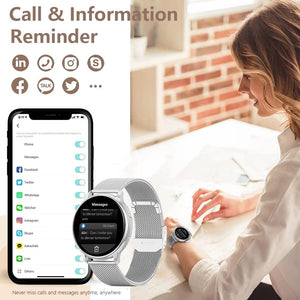 Planet Gates MEVADEN Bluetooth Call Smart Watch Women Custom Dial Watches Men Sport Fitness Tracker Heart Rate Smartwatch For Android IOS Y22