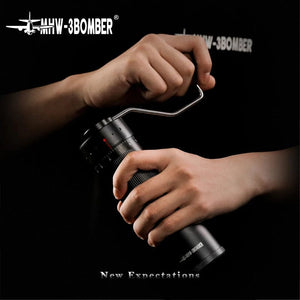 Planet Gates MHW-3BOMBER Manual Coffee Grinder Numerical External Setting Stainless Steel Conical Burr Fit Drip Coffee Espresso Barista Gifts