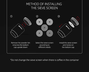 Planet Gates MHW-3BOMBER Manual Coffee Grinder Numerical External Setting Stainless Steel Conical Burr Fit Drip Coffee Espresso Barista Gifts
