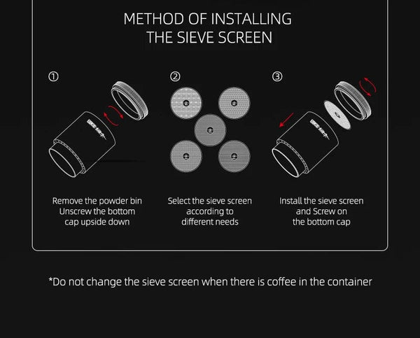 Planet Gates MHW-3BOMBER Manual Coffee Grinder Numerical External Setting Stainless Steel Conical Burr Fit Drip Coffee Espresso Barista Gifts