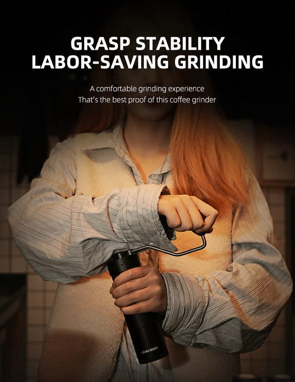 Planet Gates MHW-3BOMBER Manual Coffee Grinder Numerical External Setting Stainless Steel Conical Burr Fit Drip Coffee Espresso Barista Gifts