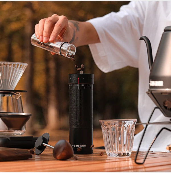 Planet Gates MHW-3BOMBER Manual Coffee Grinder Numerical External Setting Stainless Steel Conical Burr Fit Drip Coffee Espresso Barista Gifts