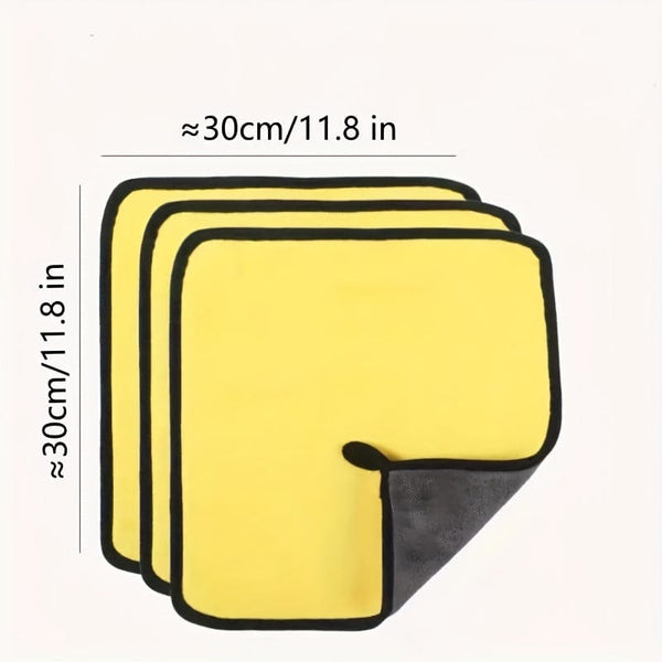 Planet Gates Microfiber Cleaning Cloth 3/5/10pcs Multifunctional Household Rag Reusable Kitchen Towel for Window Car Washing Dust Removal