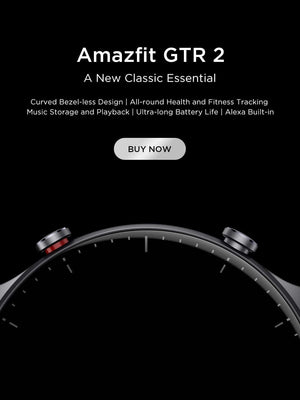 Planet Gates Midnight Black / GTR 2 New Version / CHINA [New Version] Amazfit GTR 2 Smartwatch 46mm Alexa Built-in Curved Bezel-less Design Ultra-long Battery Life Smart Watch