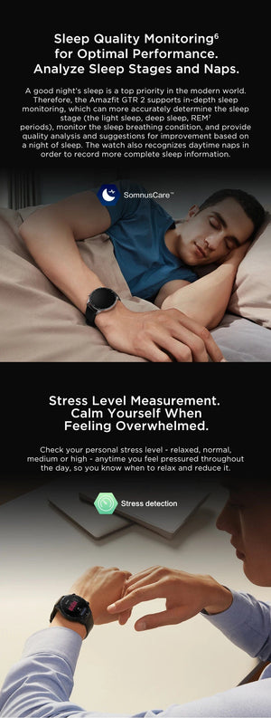 Planet Gates Midnight Black / GTR 2 New Version / CHINA [New Version] Amazfit GTR 2 Smartwatch 46mm Alexa Built-in Curved Bezel-less Design Ultra-long Battery Life Smart Watch