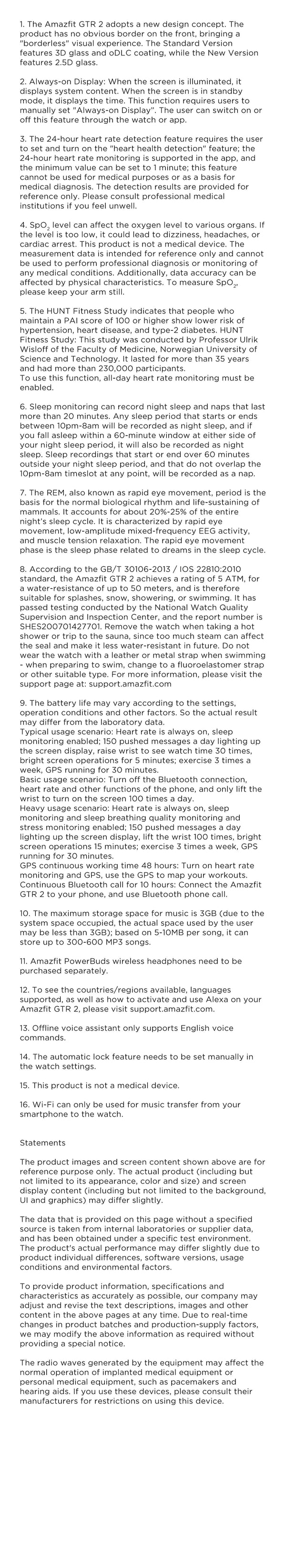 Planet Gates Midnight Black / GTR 2 New Version / spain Euro Amazfit GTR 2 New Version 46mm Smartwatch Ultra-long Battery Life Alexa Built-inSmart Watch For Android iOS Phone