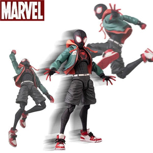 Planet Gates Miles Morales Miles Morales Spider Man Action figures 15cm Multi-Accessories Super Hero Spiderman Movable Statues Model Collectible Ornaments