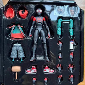 Planet Gates Miles Morales Miles Morales Spider Man Action figures 15cm Multi-Accessories Super Hero Spiderman Movable Statues Model Collectible Ornaments