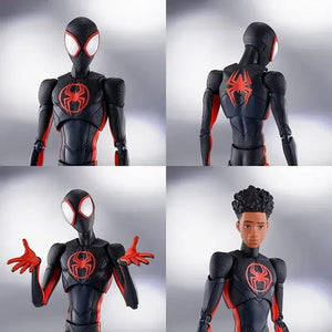 Planet Gates Miles / With Box Shf Anime Spider-man Figuarts Miles Morales Gwen Action Figures Gwen Spider Woman Figurine Spiderman Figure Pvc Model Doll Toys