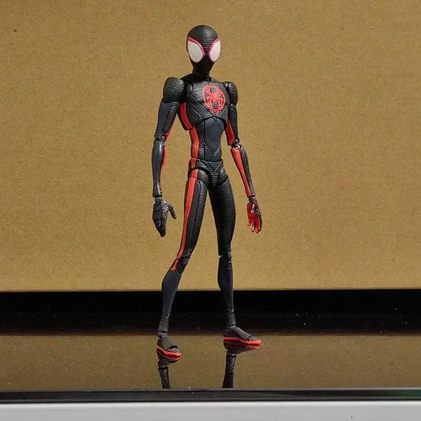 Planet Gates Miles / With Box Shf Anime Spider-man Figuarts Miles Morales Gwen Action Figures Gwen Spider Woman Figurine Spiderman Figure Pvc Model Doll Toys