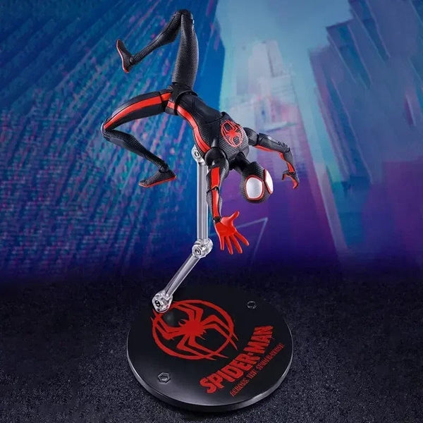 Planet Gates Miles / With Box Shf Anime Spider-man Figuarts Miles Morales Gwen Action Figures Gwen Spider Woman Figurine Spiderman Figure Pvc Model Doll Toys