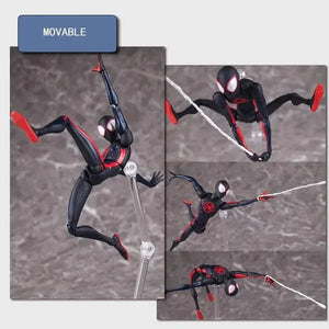 Planet Gates Miles / With Box Shf Anime Spider-man Figuarts Miles Morales Gwen Action Figures Gwen Spider Woman Figurine Spiderman Figure Pvc Model Doll Toys