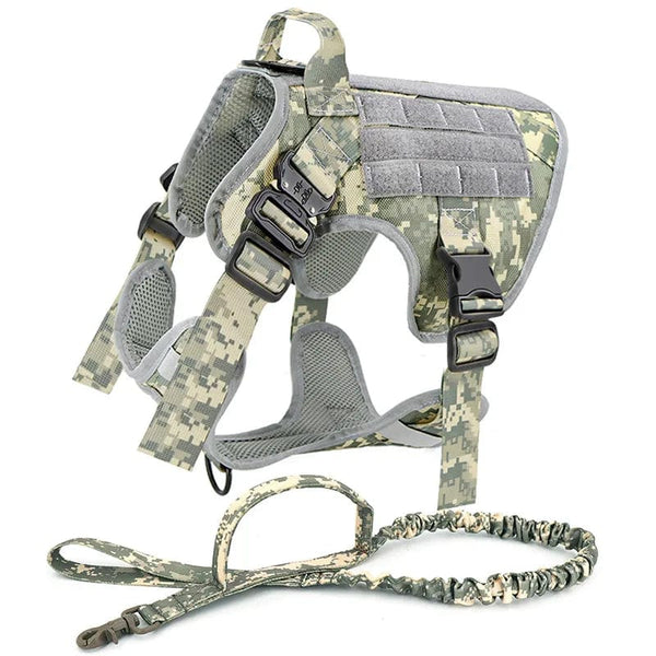 Planet Gates Military Large Dog Harness Pet German Shepherd K9 Malinois Training Vest Tactical Dog Harness And Leash Set For Dogs Accessories