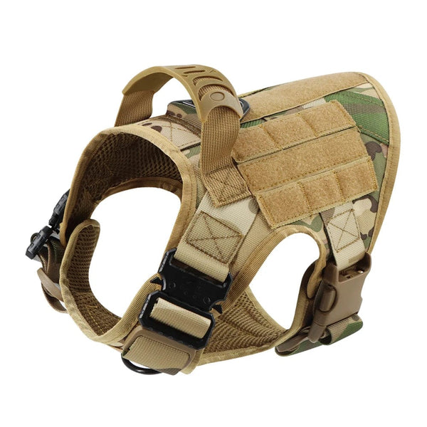 Planet Gates Military Large Dog Harness Pet German Shepherd K9 Malinois Training Vest Tactical Dog Harness And Leash Set For Dogs Accessories