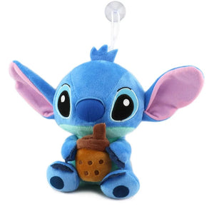 Planet Gates Milk tea blue / 18-20cm Disney Plush Starry Baby Stitch Toys Doll Machine Couple Plushie Stitch Doll Pillow Car Mounted Accessories Creative Toys Gift