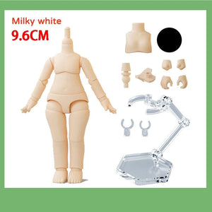 Planet Gates Milky White A YMY 2nd Generation Doll Body Ob11 Doll Spherical Removeable Joint Body Doll For Penny, GSC, Molly, Obitsu 11, NendoroidS Head