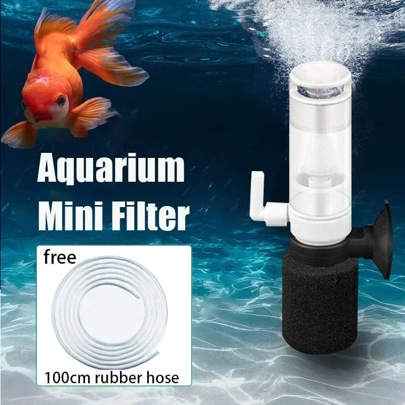 Planet Gates Mini Aquarium Filter Fish Tank Bio Sponge Filter Media Multi Layers Internal Filter for Small Fish Tank Filters Air Pumps
