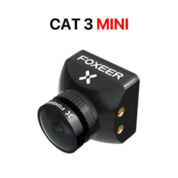 Planet Gates MINI Black Foxeer Cat 3 Micro Mini FPV Camera Low Latency Low Noise 1200TVL 0.00001Lux FPV Night Camera 2.1mm PAL/NTSC For RC Racing Drone
