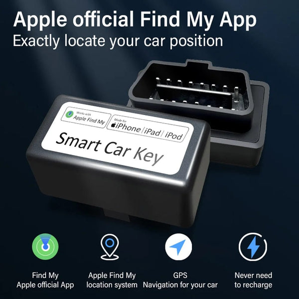 Planet Gates Mini Car OBD GPS Locator For Apple Find My APP Quick Installation Smart Tracker Anti-lost Device Finder Global Position